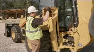 Cat® 440 and 450 Backhoe Loader Flip Over Pad Overview