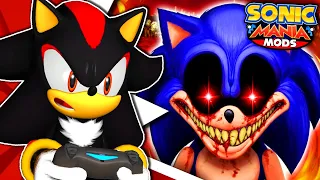 Shadow Plays SONIC.EXE MANIA! - SCARIEST GAME?! (Sonic Mania Mod)