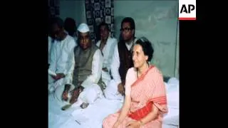SYND 23 3 77 INDIAN PRIME MINISTER INDIRA GANDHI RESIGNS