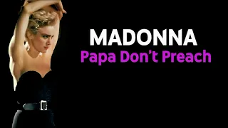 Madonna - Papa Don't Preach (Orig. Video Full Instrumental BV) HD Sound 2023