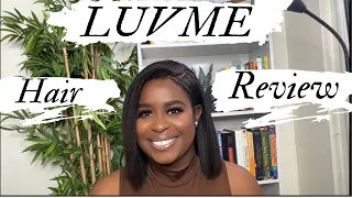 LUVME HAIR REVIEW | 4C Edges | Ready-to-Wear/Glueless Kinky Straight Bob Minimalist Lace