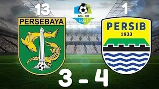 PERSIB (4) VS (3) PERSEBAYA 26 JULI 2018 - HIGHLIGHT AND ALL GOALS