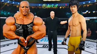 PS5 | Bruce Lee vs. Titan Woman Lora [EA Sport UFC 4]