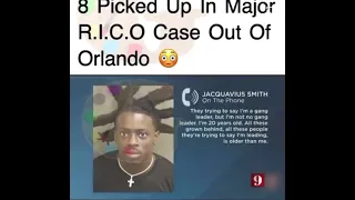 8 People arrested on Rico Charges including Orlando rapper #GLOKKNINE 😳