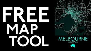 FREE MAP TOOL Create & Download MAPS for Art, T-Shirt, Crafts, Print on Demand - Any Location