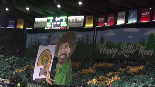 Timbers Army unveil tifo at 2017 MLS opener: 'Happy Little Trees'