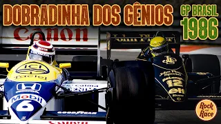 A HISTÓRIA do GP BRASIL 1986 | O Maior DOMÍNIO BRASILEIRO em um GP do Brasil | Senna VS Piquet