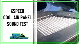 Kspeed Cool Air Panel Sound Test Video - Kawasaki Ultra 310
