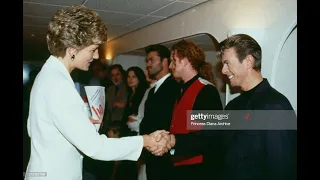 David Bowie - Backstage Clip - Concert Of Hope Aids - BBC News -  02 December 1993