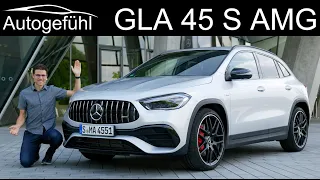 all-new Mercedes GLA 45 S AMG FULL REVIEW 2021 - Autogefühl