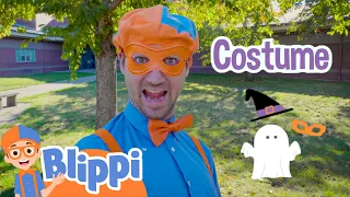 Blippi's Search for His Halloween Costume! | Fun Halloween Videos For Kids