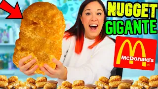 Faccio MCNUGGET GIGANTE del MC DONALD con COSE GIGANTI! GIANT FOOD