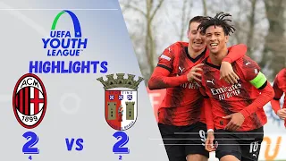 MILAN U19 2-2 BRAGA U19 (PEN 4-2) | UEFA YOUTH LEAGUE | FULL HIGHLIGHTS | 28-02-2024