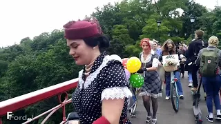 Tweed Run: В Киеве  прошел первый велопробег в стиле английского ретро