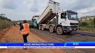 Residents Commend Edo State Government For Road Construction In Edo North Senatorial District