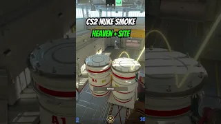 CS2 Nuke Insane Smoke for Heaven & Site! #cs2 #counterstrike2
