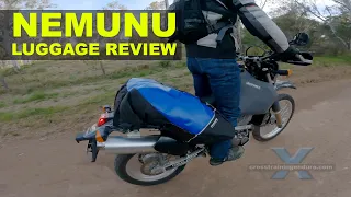 Nemunu 'throw over' luggage bag review for adventure riding︱Cross Training Adventure