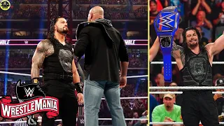 Roman Reigns Vs GoldBerg | WWE Universal Championship Match - WWE Wrestlemania 36 April 5, 2020