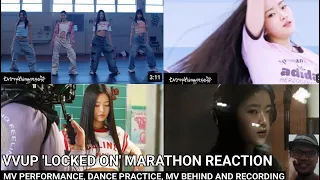 VVUP Marathon Reaction! 'Locked On' Performance, Dance Practice, MV Behind the Scenes & Recording!
