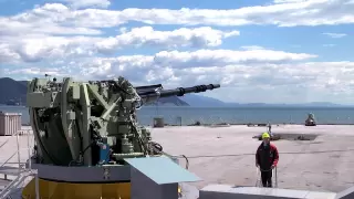 127/64 LW Vulcano naval gun system Oto Melara