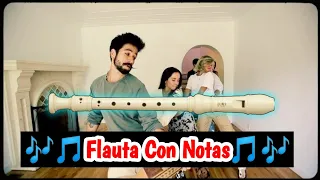 Camilo - Vida De Rico (En Flauta Dulce Con Notas Músicales)