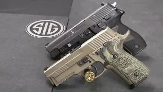 Sig P226 vs P229 - two classic Sig DA/SA pistols.