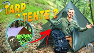 How to make a TENT with a TARP | Bivouac tips | Azimut Nature