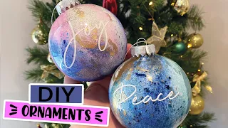 DIY ORNAMENTS WITH ALCOHOL INK | DIY Christmas Ornaments