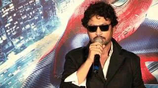 Irrfan Khan At The Amazing Spider-Man Press Conference