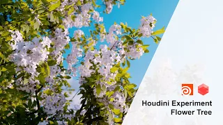 Houdini Experiment : Flower Tree ( + hip file)