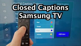 How to Turn On Subtitles on Samsung Smart TV!
