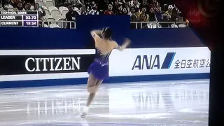 Worlds-2015 Rika HONGO (SP-5ª) World Figure Skating Championships LADIES (SHANGHAI)