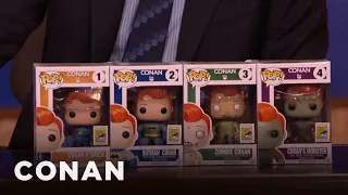 Pop! Conan Figures Are Coming | CONAN on TBS