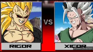 DragonBall AF Xicor vs Rigor Fan Animation amv Boom Boom Pow