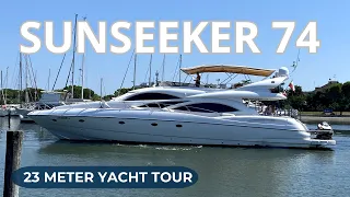 BOAT TOUR - SUNSEEKER MANHATTAN 74