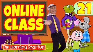 Online Class for Kids #21 ♫ Brain Breaks for Kids ♫ Boogie Rock ♫  Kids Songs The Learning Station