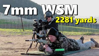 7mm WSM at 2281yards