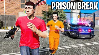 Breaking Criminal out of Prison in GTA 5 RP