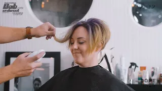 Dry Cutting & Styling an Edgy Bob | Haircutting | Dope Hair Education