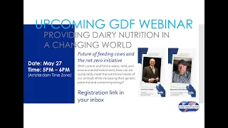 GDF WEBINAR | Indoor controlled feed production, The future for sustainable dairy?