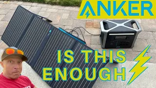 Anker Powerhouse 757 with 100 Watt Solar Generator