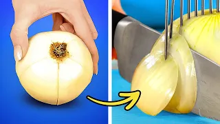 Beste Tricks zum Schälen und Schneiden von Obst und Gemüse