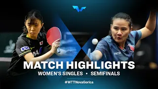 Highlights | Haruna Ojio vs Xiaoxin Yang | WS SF | WTT Contender Nova Gorica 2022