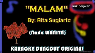 [MALAM] || Nada WANITA || KARAOKE LIRIK BERJALAN