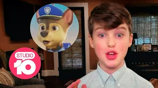 PAW Patrol: The Movie Star Iain Armitage On Voicing Chase | Studio 10