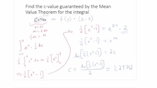 Mean Value Theorem for Integrals and Average Value of a Function