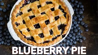 How To Make The Ultimate Blueberry Pie Recipe + Flaky Crust