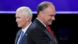 Kaine and Pence clash in vice-presidential TV debate