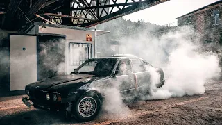 BMW E34 / დრიხტები, სუფთა ხელები  და ბაბუს გარაჟი