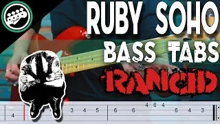 Rancid - Ruby Soho | Bass Cover With Tabs in the Video